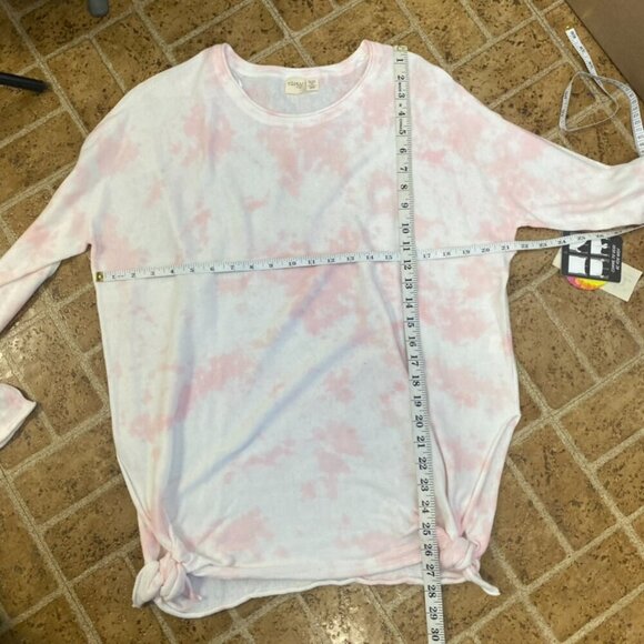 NWT Cloth by Design Pink Tie Dye Knot Tunic Top - Picture 10 of 10